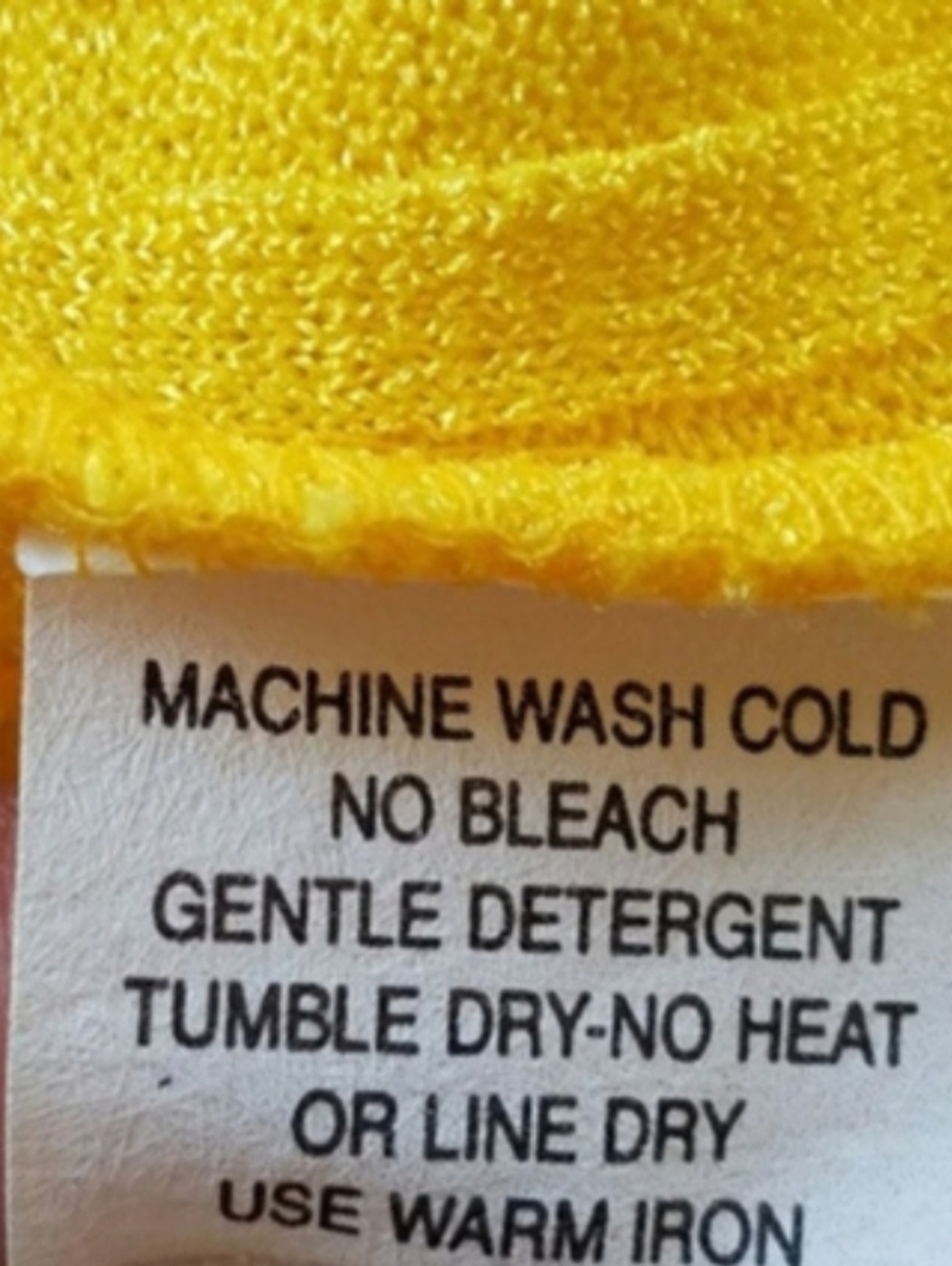 Vintage 80's Caron of Chicago Yellow Skirt… - Picture 7 of 9